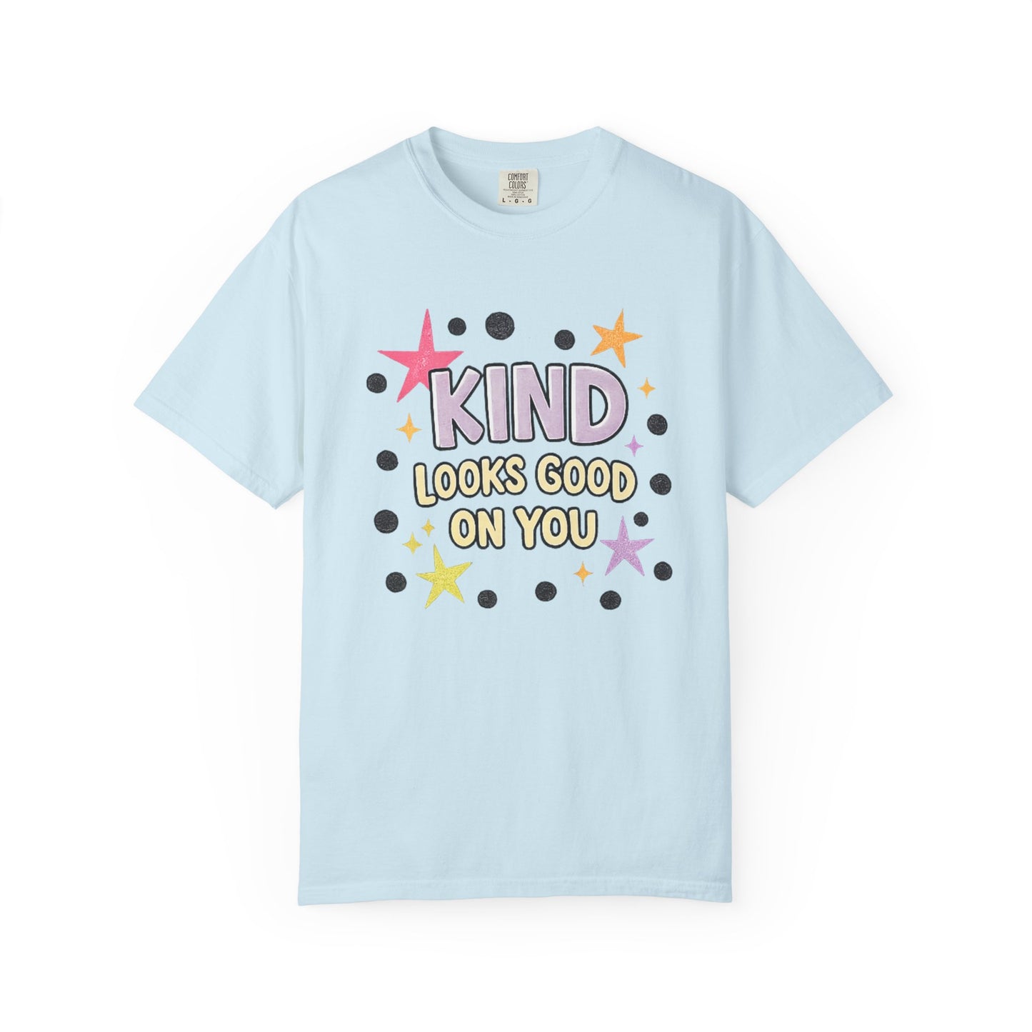 Kind Looks Good On You T-Shirt, Retro Kindness Tee, Cute Graphic Tee, Boutique Style Shirt, Inspirational Shirt, Comfort Colors Tee