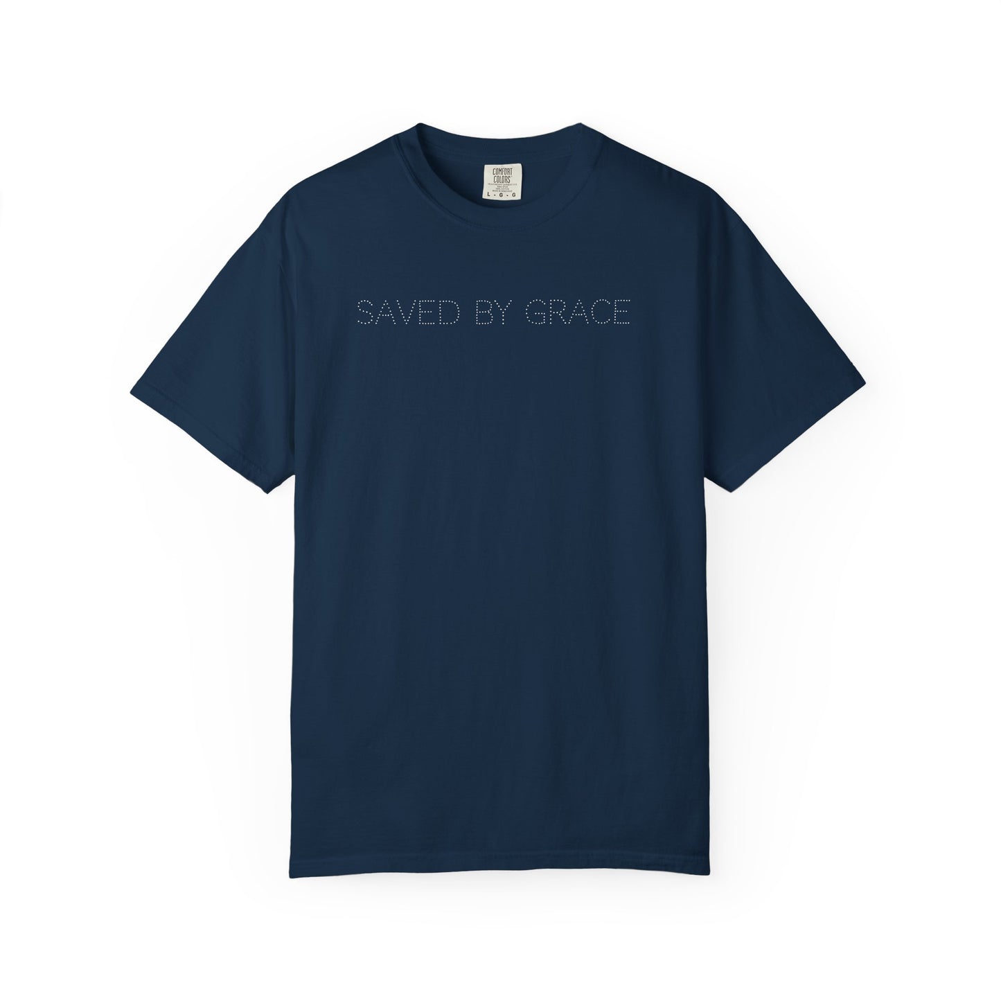 Saved By Grace Christian T-Shirt | Faith Based Shirt | Religious Graphic Tee | Christian Apparel | Bible Believer Shirt | Inspirational Faith Tee