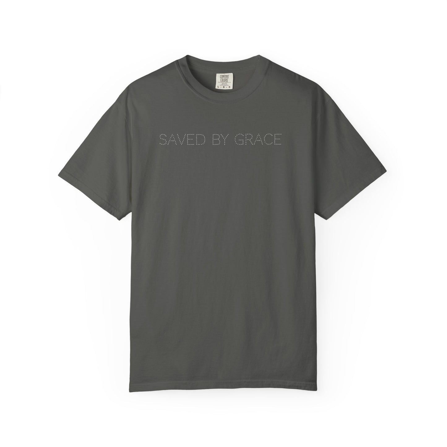 Saved By Grace Christian T-Shirt | Faith Based Shirt | Religious Graphic Tee | Christian Apparel | Bible Believer Shirt | Inspirational Faith Tee