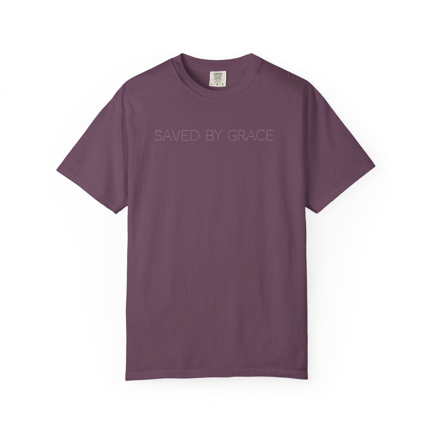 Saved By Grace Christian T-Shirt | Faith Based Shirt | Religious Graphic Tee | Christian Apparel | Bible Believer Shirt | Inspirational Faith Tee