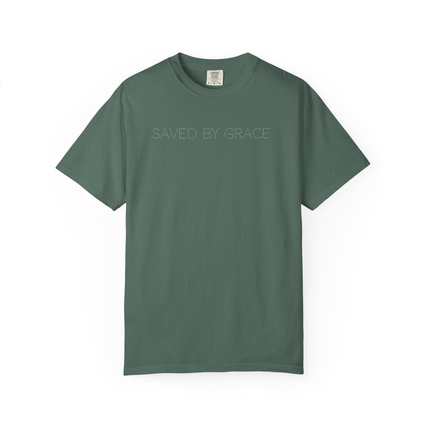 Saved By Grace Christian T-Shirt | Faith Based Shirt | Religious Graphic Tee | Christian Apparel | Bible Believer Shirt | Inspirational Faith Tee