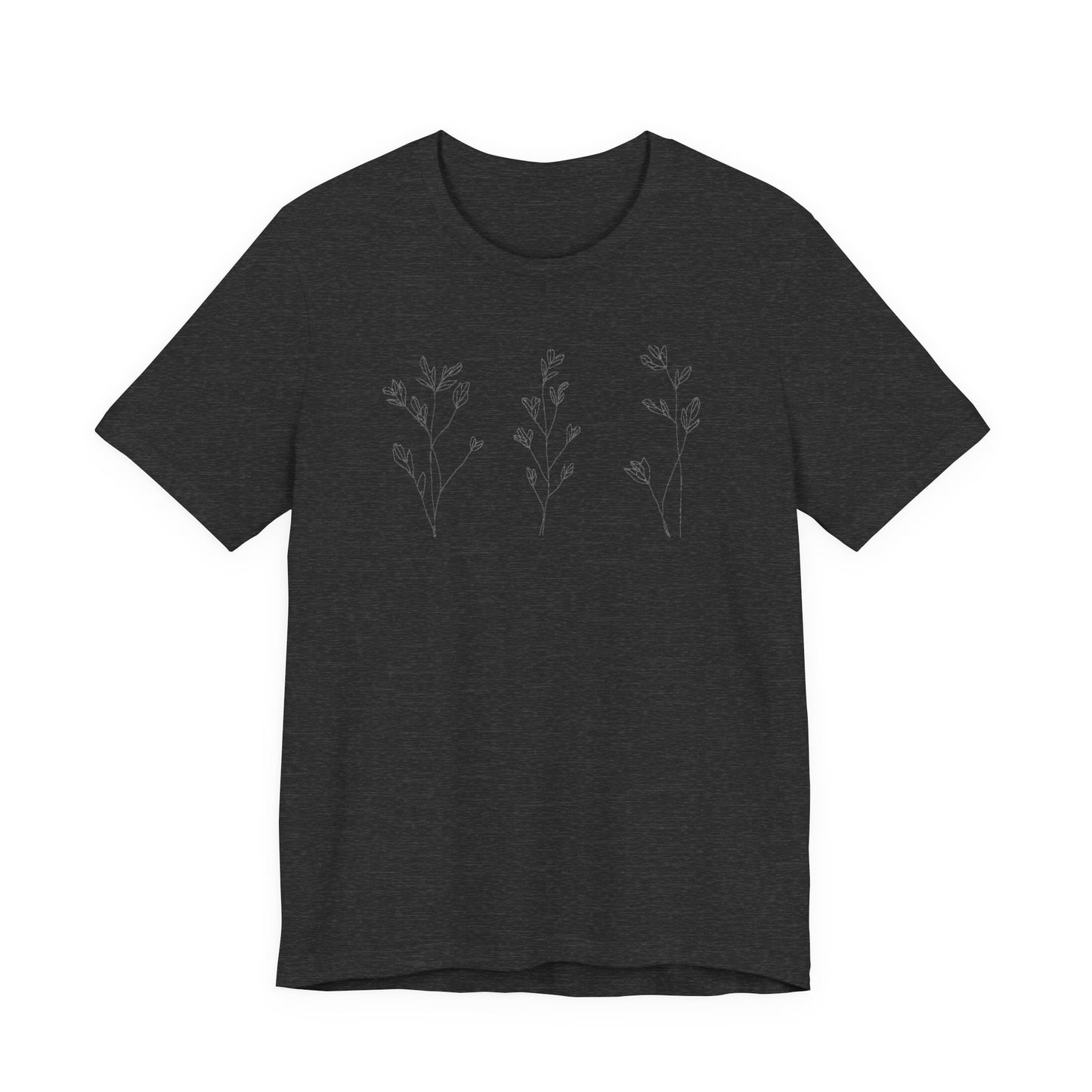 Minimal Floral Lavender T-Shirt | Soft Aesthetic Flower Tee | Cute Spring Graphic Shirt | Feminine Everyday Basic | Gift for Her