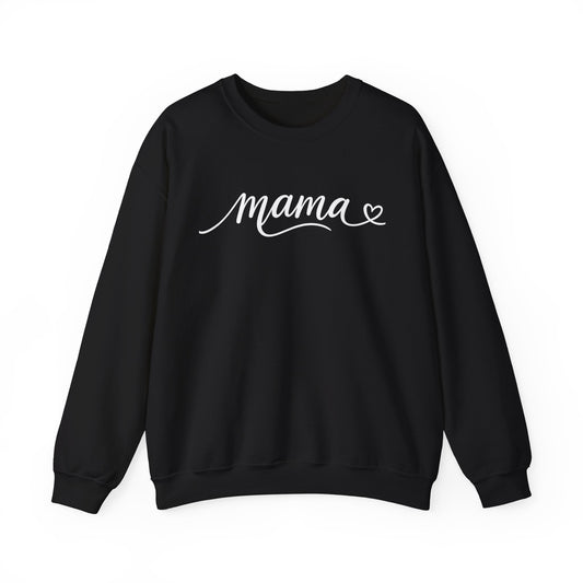 Mama Script Sweatshirt | Minimalist Mama Crewneck | Cute Mom Life Sweatshirt | Soft Cozy Mom Gift | Everyday Mama Pullover