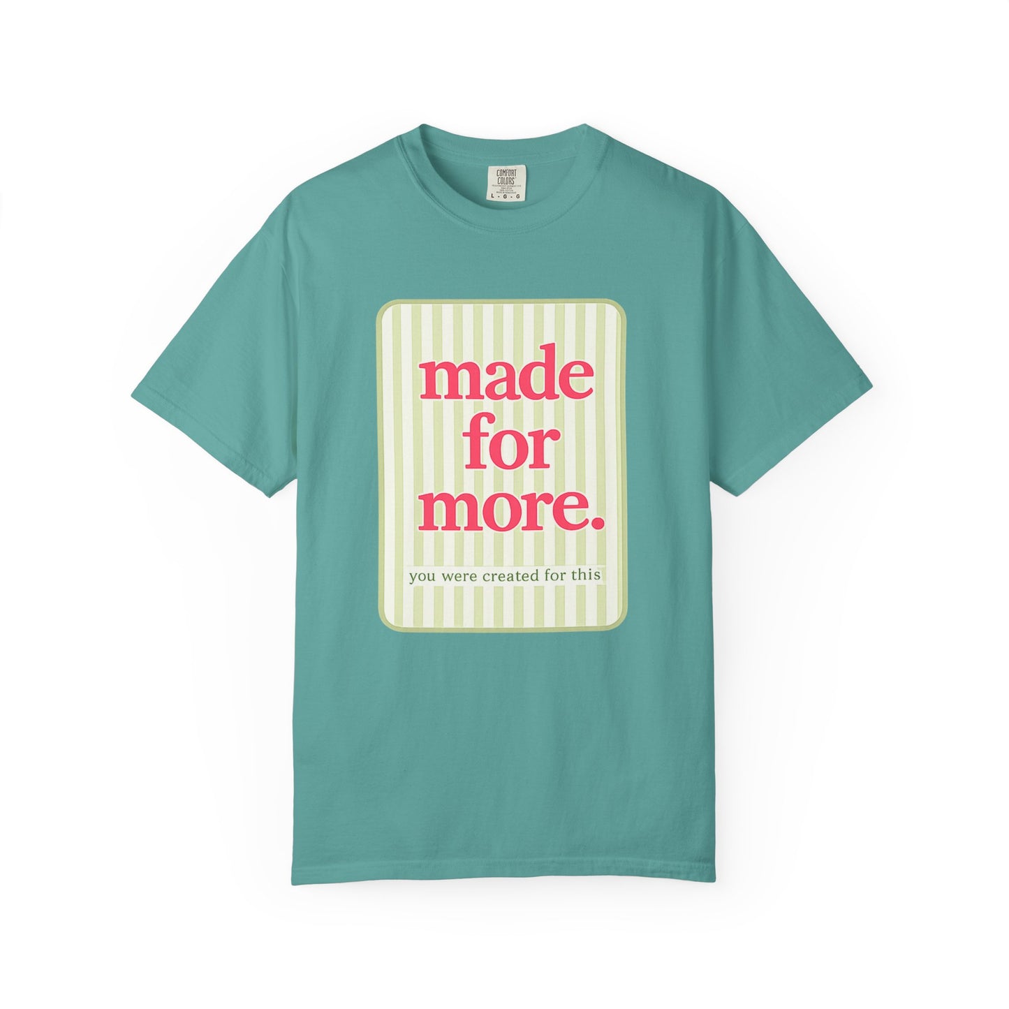 Made For More Tee – Inspirational Christian Graphic T-Shirt, Feminine Faith-Based Shirt, Cute Boutique Style Shirt