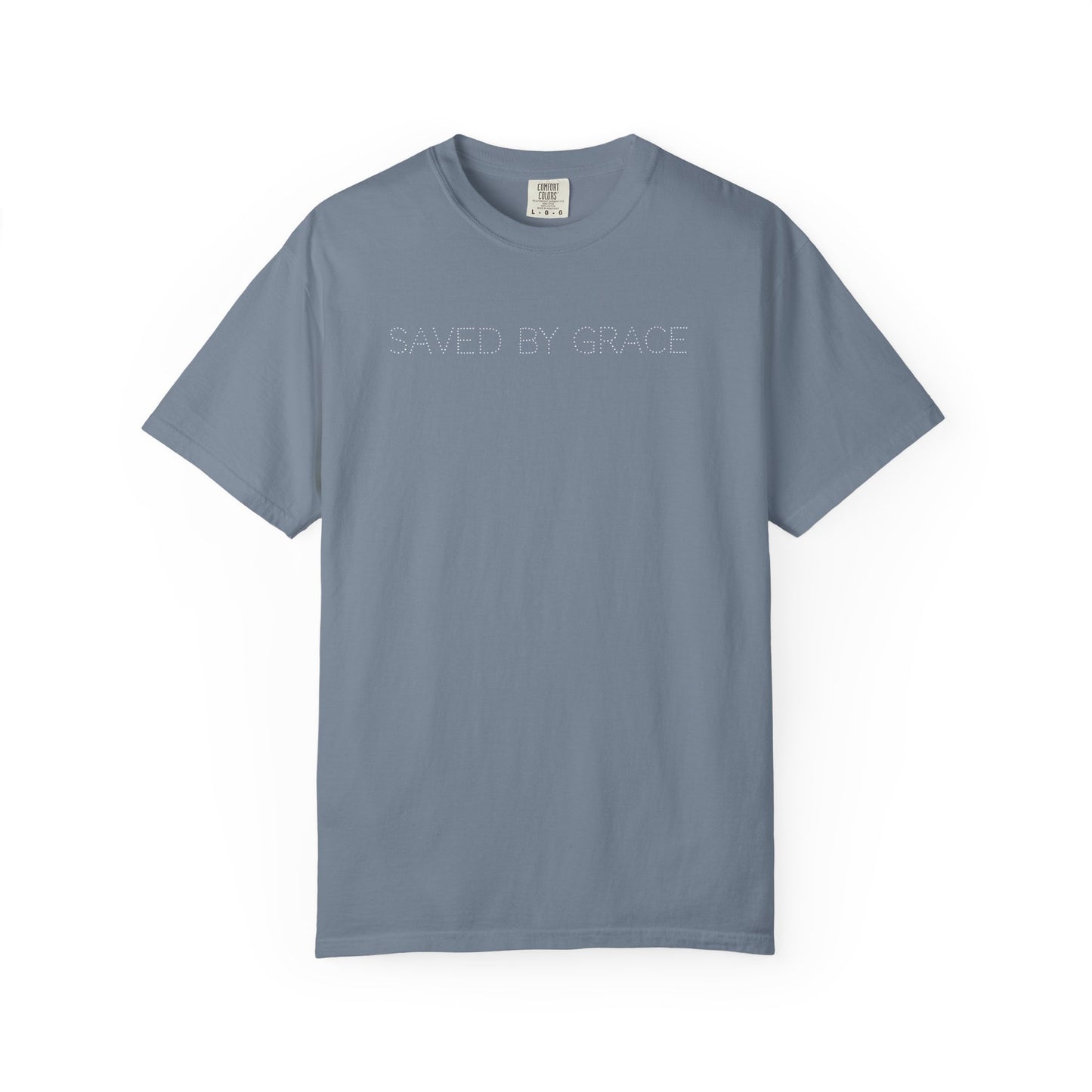 Saved By Grace Christian T-Shirt | Faith Based Shirt | Religious Graphic Tee | Christian Apparel | Bible Believer Shirt | Inspirational Faith Tee