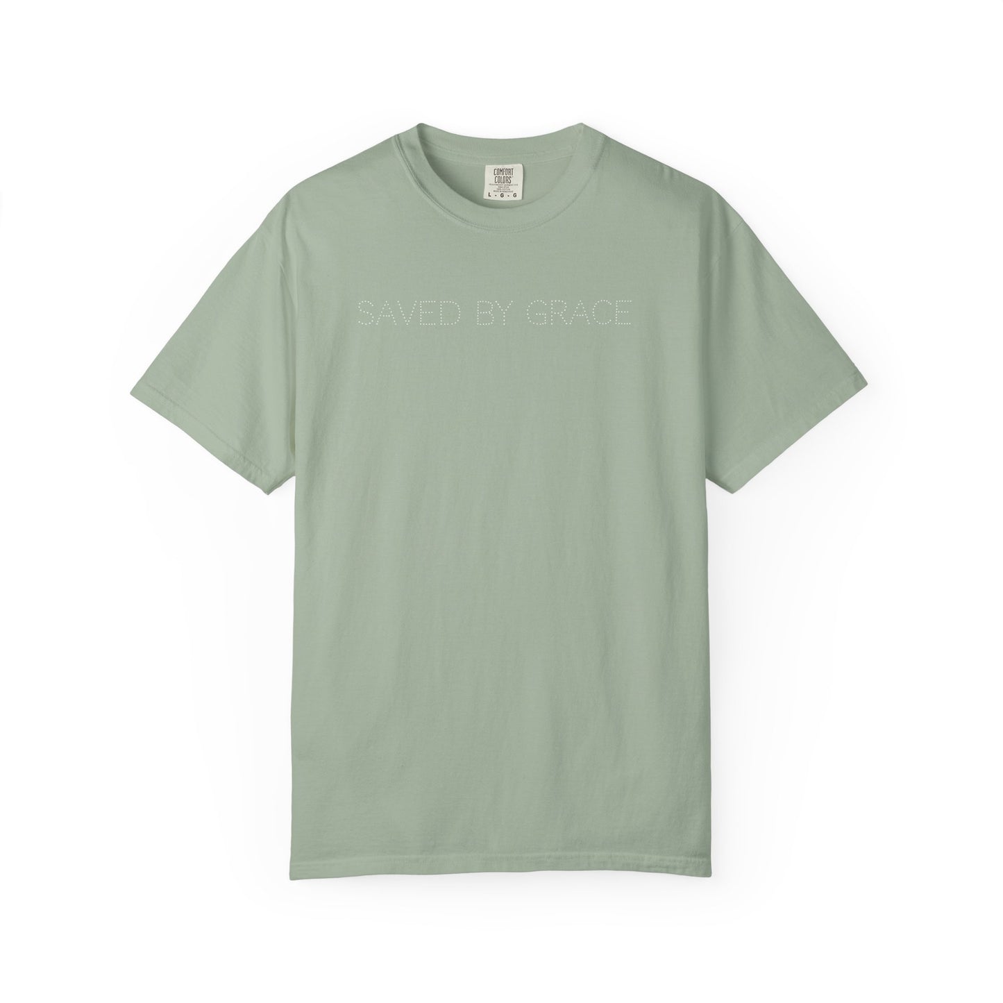 Saved By Grace Christian T-Shirt | Faith Based Shirt | Religious Graphic Tee | Christian Apparel | Bible Believer Shirt | Inspirational Faith Tee