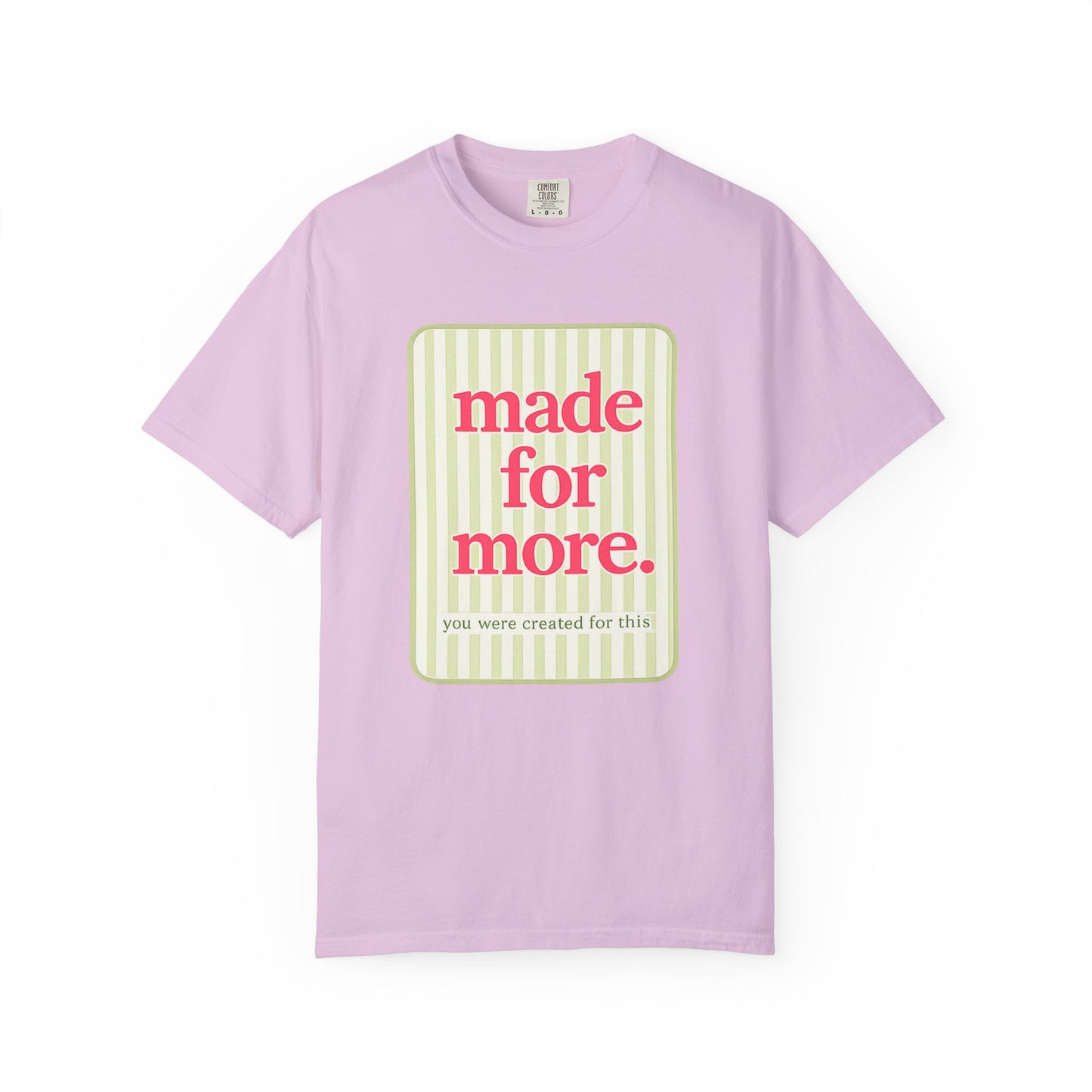 Made For More Tee – Inspirational Christian Graphic T-Shirt, Feminine Faith-Based Shirt, Cute Boutique Style Shirt